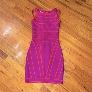 Bandage dress alike “Herve leger” Pink color XS
